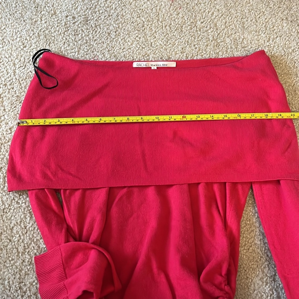 🌺RACHEL Rachel Roy 🌺Pink  Ruched Off-Shoulder Bodycon Dress - Picture 13 of 17